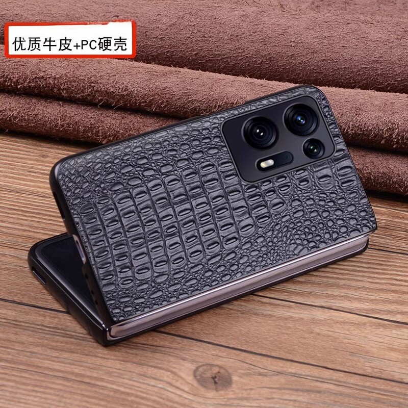 OPPOFindN5牛皮商务手机壳