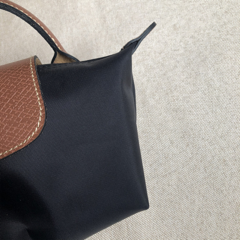 【long家原单】新款尼龙饺子包经典环保周年斜跨手提外出手机包