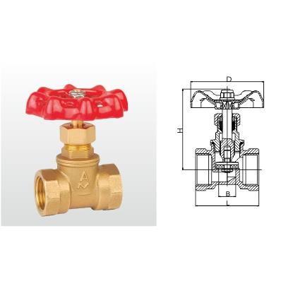 正品埃美柯306黄铜加厚丝口截止阀开关水管阀门DN50 （2寸 专卖店