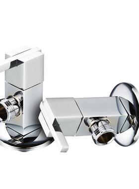 正品埃美柯4分全铜欧洲风格三角阀止水阀热水器开关阀JF24专卖店