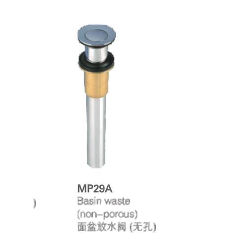 正品埃美柯全铜陶瓷盆面盆下水器弹跳下水器 无溢水孔MP29A专卖店