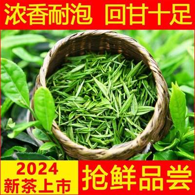 绿茶2024年新茶贵州高山云雾茶叶明前毛尖浓香耐泡型春茶特级500g