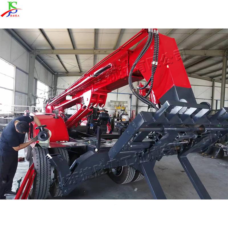 高空缩臂叉装车 装集装箱 伸缩卸货载车座驾式越伸JS-CZC-5野运输