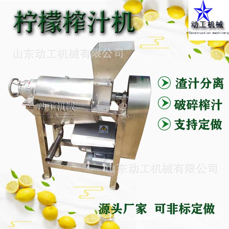 用橙子木柠檬粉碎榨机大型瓜汁鸡蛋果渣汁分离机柚商子破XPE碎榨