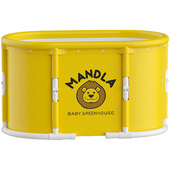 泡澡桶大人折叠免安装 椭圆沐浴神器小浴室专用可T坐全身儿童洗澡