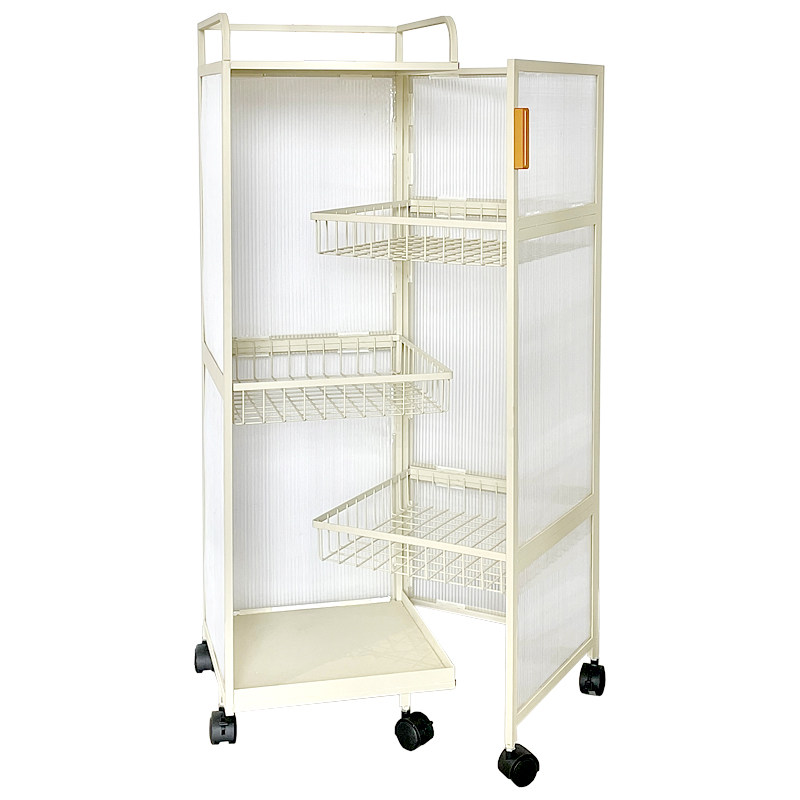 双向门小推车置物架铁艺柜卧室客B厅零食收纳架子多层可旋转储物,收纳整理,家用收纳手推车,淘宝优惠券,粉丝福利购,淘宝优惠卷