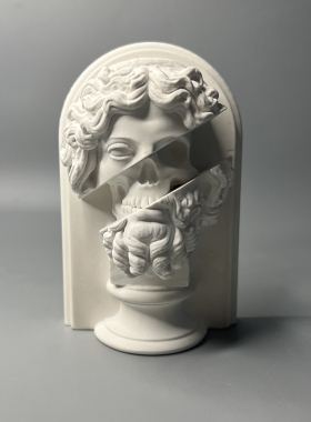 宙斯欧式复d古罗马神话石膏像雕塑创意个性高级艺术装饰桌面摆件