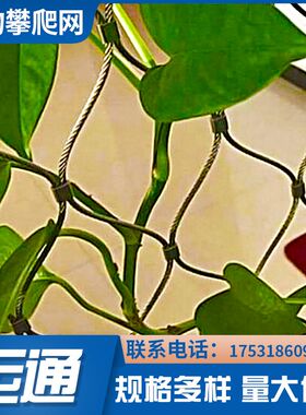 不锈钢绳网楼梯幕墙装饰t网柔性动物园防护网植物攀爬施工防坠网