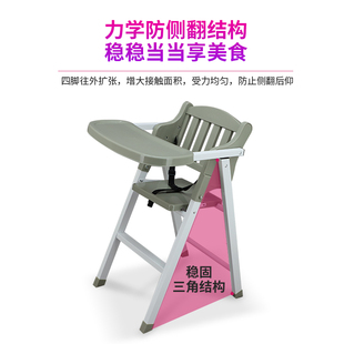 左舟宝宝餐椅吃饭可折叠防摔y多功能便携家用小孩餐桌椅儿童饭桌