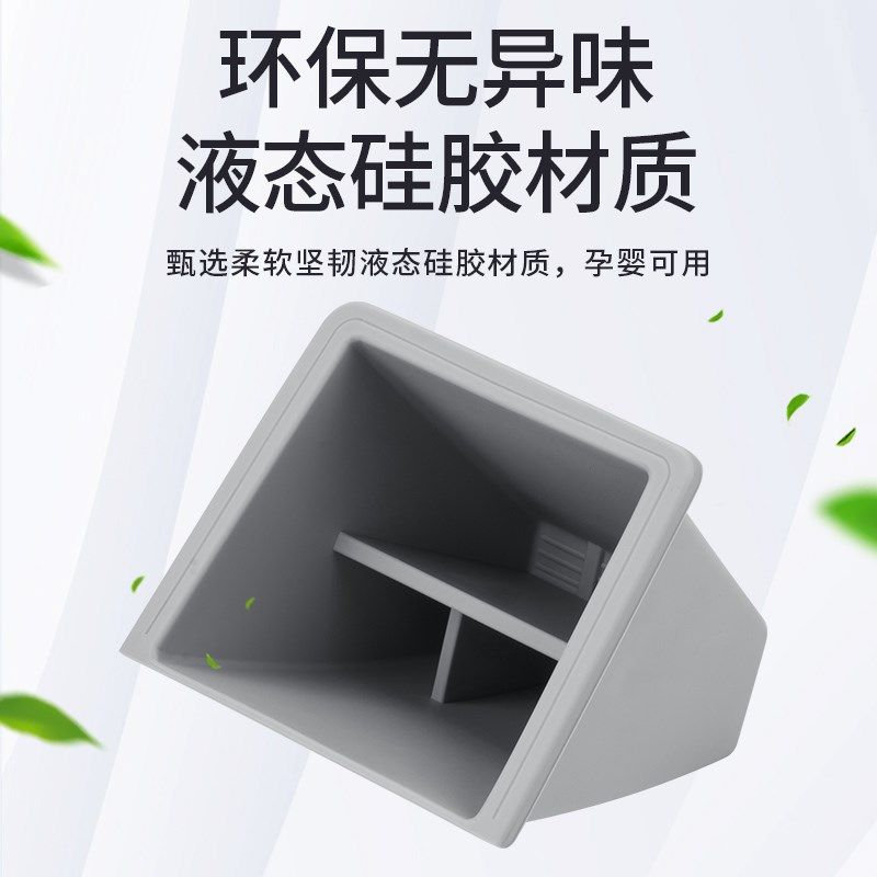 适用蔚来ES6方向盘下储物盒硅胶EC6主驾驶位置物收V纳内饰用品配