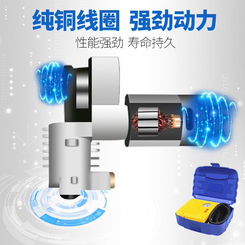 车载充气泵汽车用打气泵小型轿车便携式12v电动打气X筒轮胎加气泵