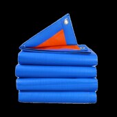 防雨布篷布陜西户外加厚防雨布防水遮阳篷布蓝P橘耐磨蓬布货车帆