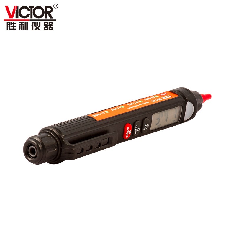 笔式万用表VC6012C高精度一体数显电笔IVC6012D袖珍笔形电工表