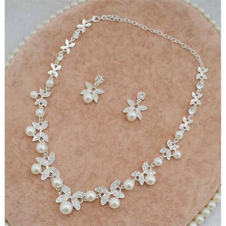 日本品质新娘珍珠项链套装饰品韩式锁骨链结婚婚纱礼服配饰轻奢