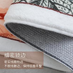 小清新地垫定 床边毯卧室地毯免洗可擦耐脏加厚长条全铺家用新款