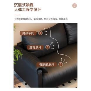 双人猫爪皮奶油风卧室小沙发 布艺沙发小户型客厅大象耳朵2025新款