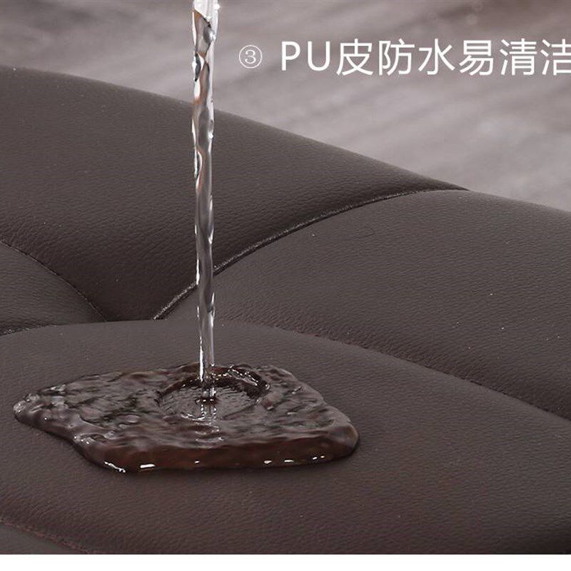 时尚白色小号皮墩蹲皮凳子穿试换鞋I凳四方矮沙发收纳储物凳櫈