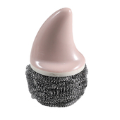 9个装 球钢e丝锅刷带手柄洗锅刷碗神器家用不锈钢厨房清洁球不掉丝