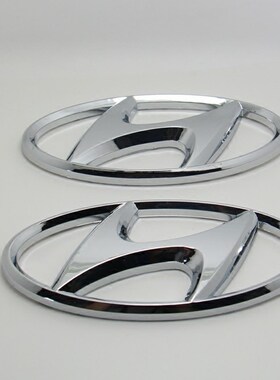 车标适用于朗动索9领动名图瑞纳ix25G新款IX35前后车标中网标志