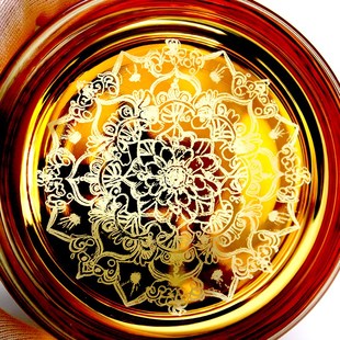 佛顶尊胜曼陀罗灯杯 光摄刹土众生S利益人天家用灯 悉昙梵文雕刻