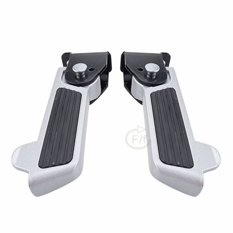 适用-雅迪电动车DE2/3DE8 DM6 DT36前搁脚脚蹬脚踏板改装折叠脚蹬