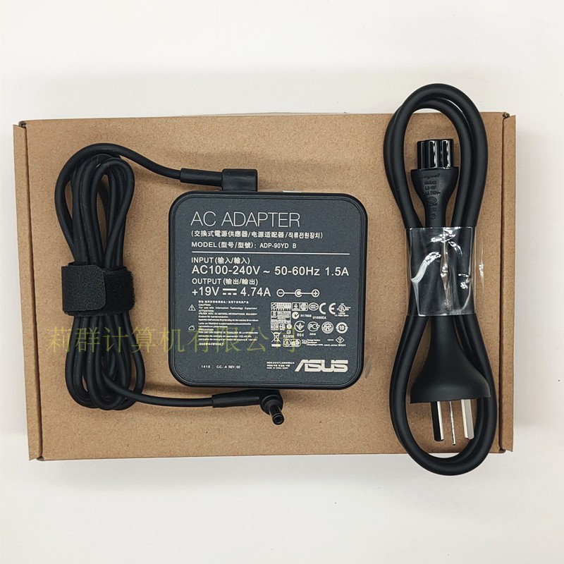 原装华硕笔记本ADP-90YDB K/X550D A43S K55v适配器19V4.74A电源