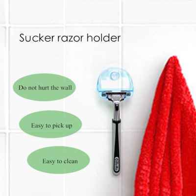 好货Hot Sell 1Pcs Clear Blue Plastic Super Suction Cup