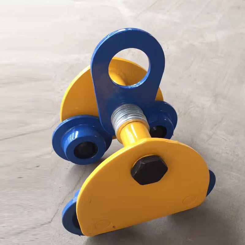 手动单轨小车1/2/3/5/10吨 手拉葫芦跑车 工字钢滑车 20T手推跑车