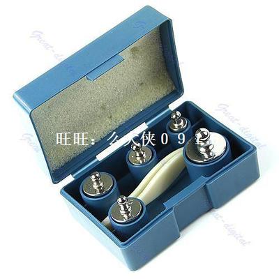 好货5 pcs 50g 20g 10g 5g Grams Precision Chrom