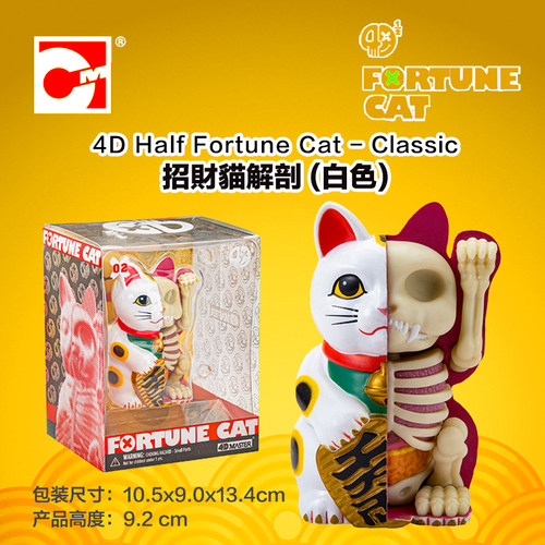 4DMaster潮玩手办模型招财猫