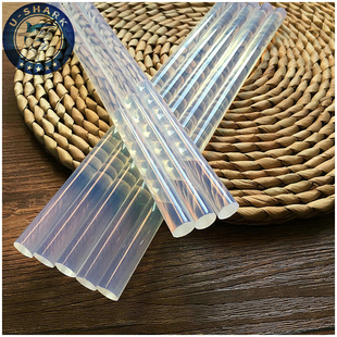 厂热直供环明保透熔胶棒A档白色家耐高温热熔胶棒U6055104L阻燃