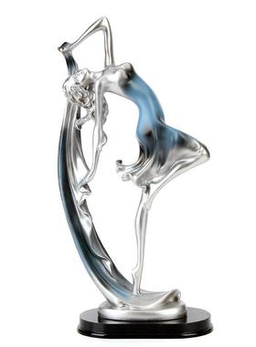 创意跳舞女孩摆件优雅舞女人物摆设客厅酒柜装饰品家居工艺礼品