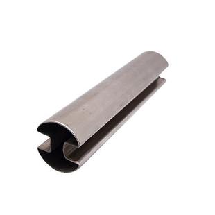 不锈钢异型管材不锈钢椭圆管304凹槽管光亮扶手加工耐腐蚀