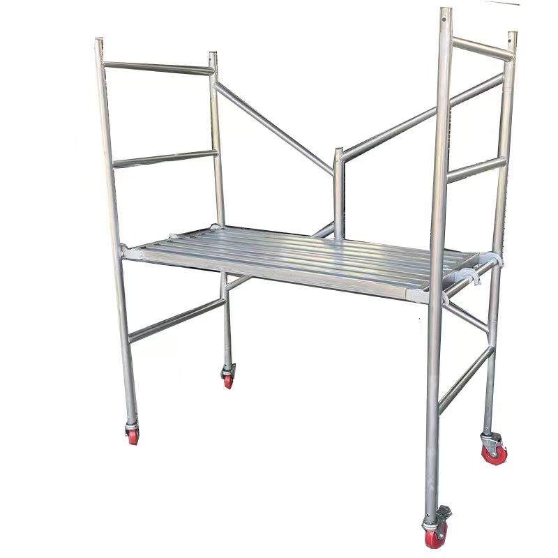 折叠脚手架厂家供应升降折叠平台便携新型移动施工活动架子
