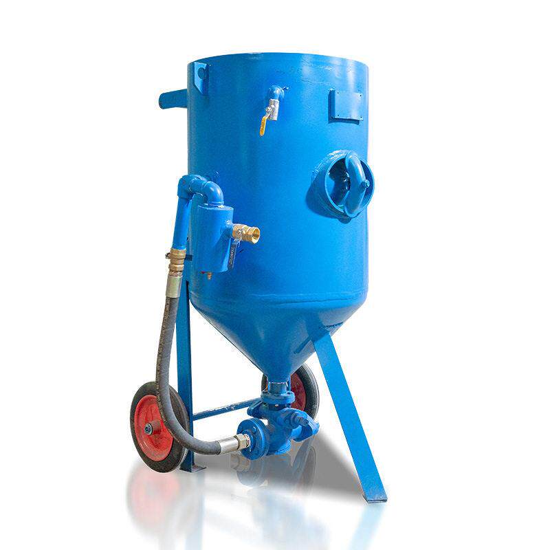 KZ-1小型加压钢结构户外环保喷砂储存汽车除锈设备喷砂机