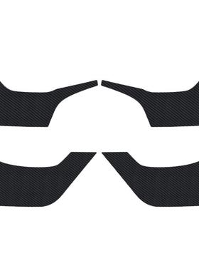 适用特斯拉车门防踢垫车用贴门板Model3/Y碳纤纹防磨垫内饰改装饰