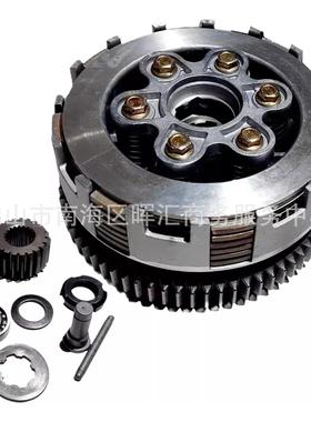 墨西哥美客多摩托车配件Tornado250c6柱6片70T完整离合器总成大鼓