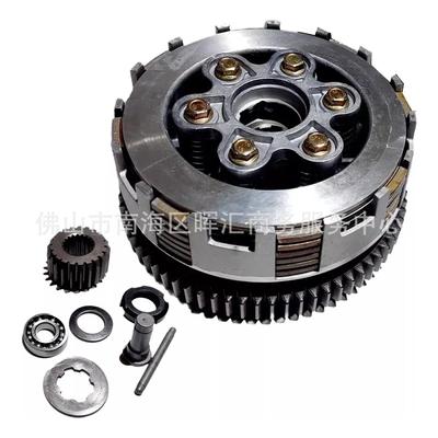 墨西哥美客多摩托车配件Tornado250c6柱6片70T完整离合器总成大鼓
