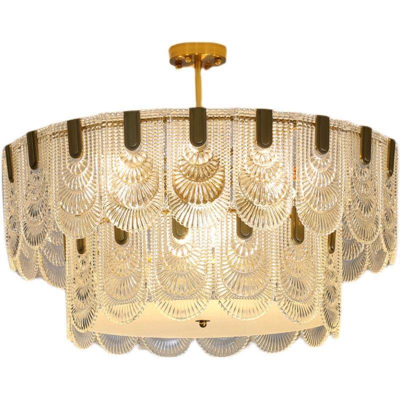 北欧后现代简约铁艺轻网红爆款卧室客厅大厅餐厅玻璃水晶吊灯,家装灯饰光源,智能吊灯,淘宝优惠券,粉丝福利购,淘宝优惠卷