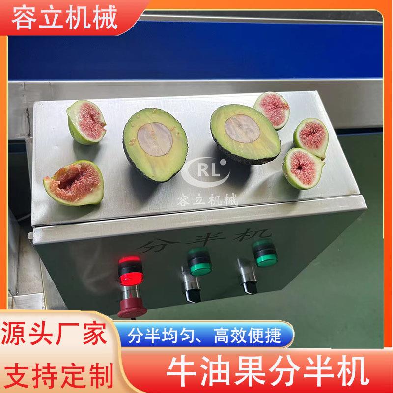 胡萝卜红萝卜切半机连续式玉米橄榄劈半设备全自动芥菜分半机