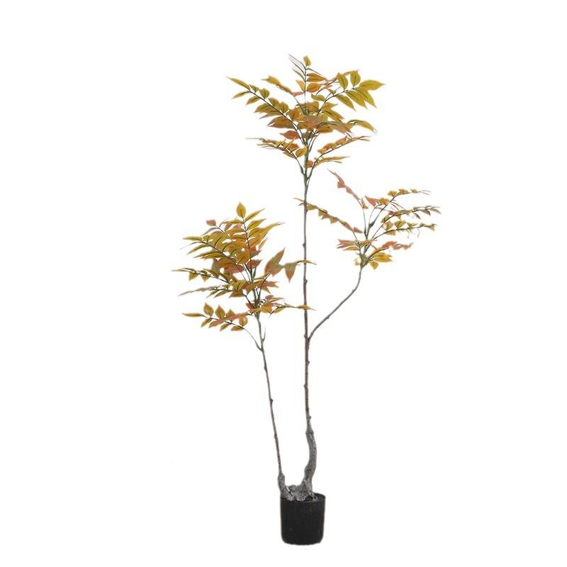 仿真绿植漆树假树真物工厂直家仿售植居卧室阳漆树台景观陈美装饰