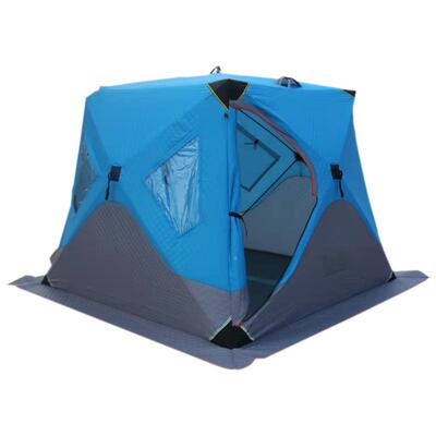 户外季钓鱼帐篷布保暖加棉厚冬防寒多人雪携钓EEL屋易带桑拿冬钓