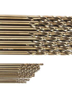 含钴全制51大pc麻花钻头套装1.UR0锈-6.0mm不钢磨直柄打孔全电钻