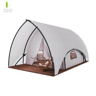 酒朗网玛营户外地帆船帐篷红景区民宿野奢露营度假酒店豪华店帐篷