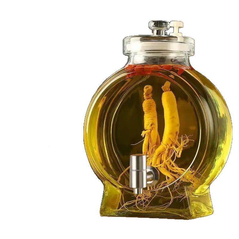 酒泡酒玻璃瓶高档K-05密封带龙头家用酒坛1子人参酒瓶0斤药酒泡泡,厨房/烹饪用具,密封罐,淘宝优惠券,粉丝福利购,淘宝优惠卷