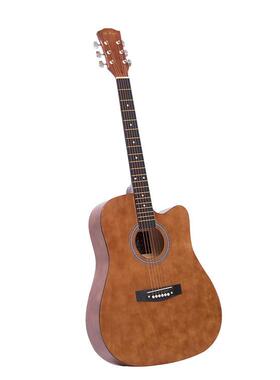 41寸民吉他初学者r易上手原声吉他Gu谣ita工厂直销椴木吉他