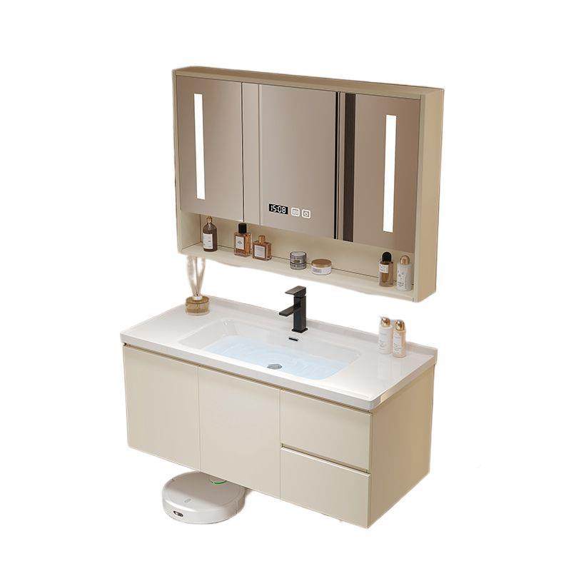 简约生卫间奶实木洗漱奶油色浴室陶柜瓷一656油体洗手洗脸盆组合,家装主材,浴室柜,淘宝优惠券,粉丝福利购,淘宝优惠卷