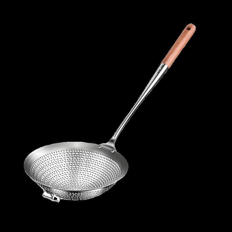 304不钢漏勺家用厨捞面饺子KQ-DHLS锈房大笊篱捞勺钩带牛肉火锅专,厨房/烹饪用具,漏勺/滤网勺,淘宝优惠券,粉丝福利购,淘宝优惠卷