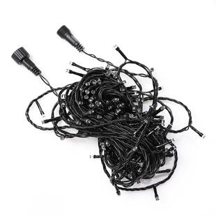 彩灯TGW黑线防串水灯串d灯圣诞装饰灯星el星灯户外庭院工程泡泡串