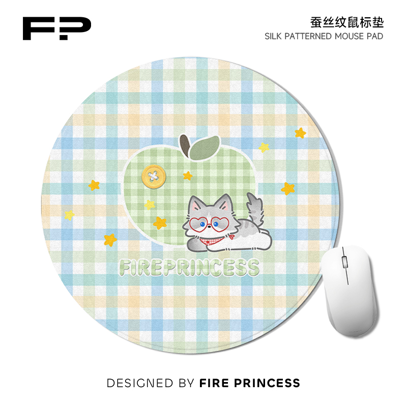 鼠标垫便捷滑鼠桌垫女办公硬质